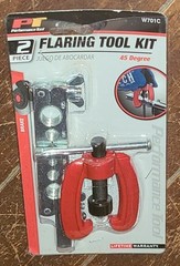 Flaring Tool Kit! Flaring Tubing Sizes 3/16, 1/4, 5/16, 3/8, 1/2 & 5/8&Prime; &ndash; W701C