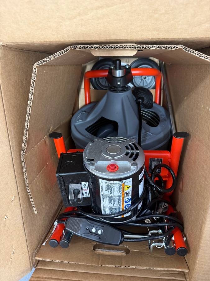 RIDGID K-400 52363 Drain Cleaner Drum Machine 3/8&rdquo; x 75&rsquo;