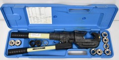 HUSKIE EP-510 Hydraulic Crimper w/Dies Thomas Betts TBM14M 297-31858.