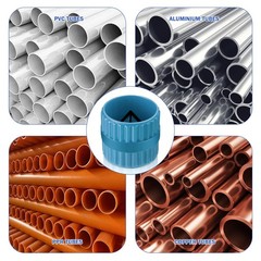 Pipe and Tubing Reamer Inner-Outer Copper Reamer Pipe Deburring Tool Alloy Steel
