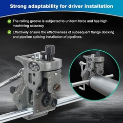 2in1 Pipe Roll Groover Grooving Machine For RIDGID 25638 Model 975 1-1/4&Prime; to 6&Prime;