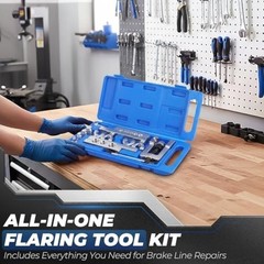 Flexzion Copper Tube Flaring Tool Kit 45 Degree with Carrying Case