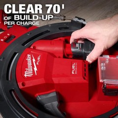 Milwaukee M12 Fuel High Speed Chain Snake For 1-1/4 Inch-2 Inch Pipes