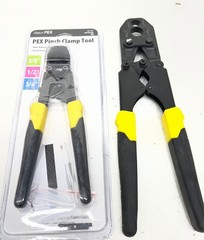 Apollo 1/2 in. and 3/4 in. PEX-B Crimp Tool 69PTKH0014C + Pex Pinch Clamp Tool