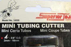 Superior Tool 5/8 in. PRO MINI Tube Cutter Black/Silver 1 Pack Model 35030