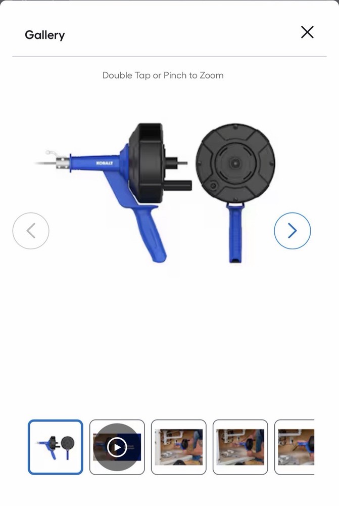 Kobalt 1/4-in x 25-ft High Carbon Wire Hand or Power Drill Auger for Drains