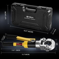 Anbull Hydraulic Copper Tube Crimping Tool,Copper Pipe Fittings Yellow
