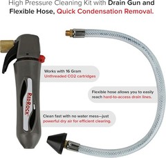 RedRock AC Drain Line Cleaner Tool | HVAC Condensate System Blaster, High