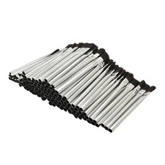 Flexible Natural hair Bristle Tin/Metal Tubular Ferrule Handle Acid/Flux 144 Pk