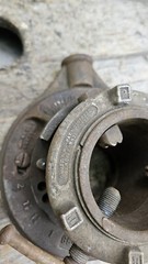 ANTIQUE RIDGID TOOL CO NO.65-R RIGID 1&Prime; TO 2&Prime; RATCHET PIPE THREADER
