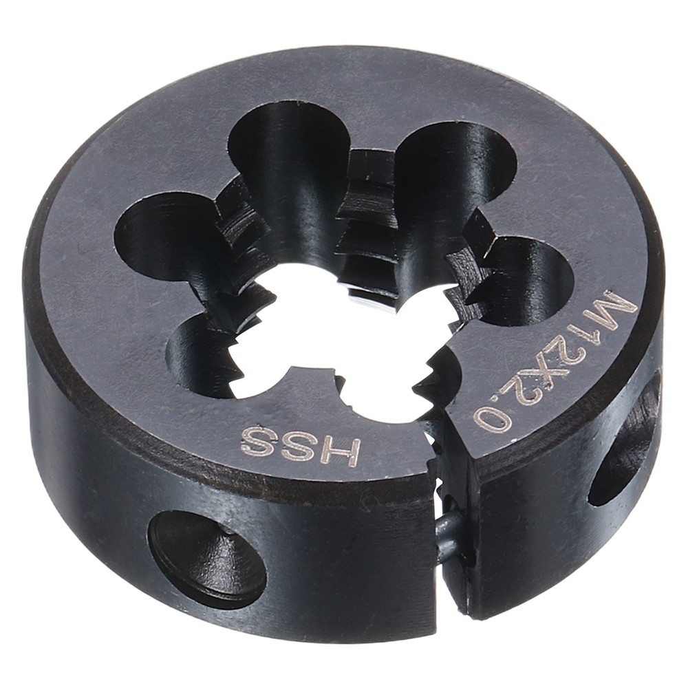 HSS M12 x 2 Metric Machine Thread Round Die Right Hand High Speed Steel