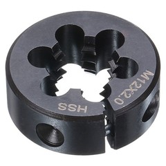 HSS M12 x 2 Metric Machine Thread Round Die Right Hand High Speed Steel