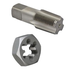 Versatile Hex Shape Tap and Die Set &ndash; 1&Prime; NPT