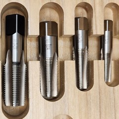 Professional-Grade Greenfield Threading GT USA NPT Pipe Tap Set High Grade Steel