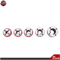 6Pcs NPT Manual Ratchet Pipe Threader Kit 1/4&Prime; to 1-1/4&Prime;,2Pcs Rachet Handle
