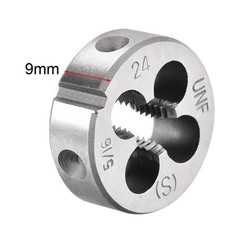5/16-24 UNF Round Dies Machine Thread Threading Dies 1.0&Prime; OD Tool Steel 2pcs