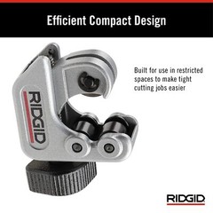 Ridgid &ndash; CC247 RIDGID 40617 Model 101 Close Quarters Tubing Cutter, 1/4-inch &hellip;