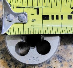 🗽 1-1/2&Prime; DIA 1/4&Prime;-14 NPT ADJUSTABLE THREADING DIE