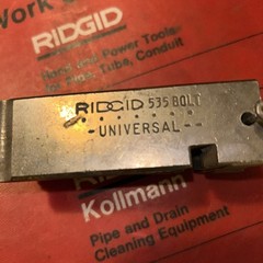 Ridgid 500B 48005 dies pipe threader 1/2-13&Prime; UNC Like 48235