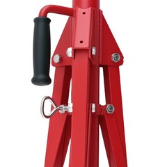Adjustable Roller Support Stand 2500lbs 27.6-52in Height Steel Workshop Tool