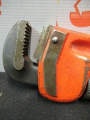 Ridge Tool Straight Pipe Wrench 24&Prime; 18&Prime; 14&Prime; Heavy Duty Cat Iron Lot of 3