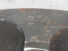 USED 2-7/8-8 IN INCH NPT HEX CARBON STEEL RE-THREADING TAPERED DIE