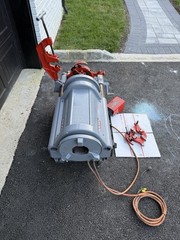 Ridgid 1224 Pipe Threading Machine 1-2 To 4&rdquo; Pipe Self Oiling Self Opening Great