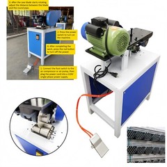 220V Round Pipe Cutting Machine Pneumatic Electric High-Speed Round Tube Cutter