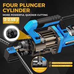 1000W Hydraulic Rebar Cutter, Cutting up to 5/8 Inch 4-16mm #5 Rebar, with Re&hellip;