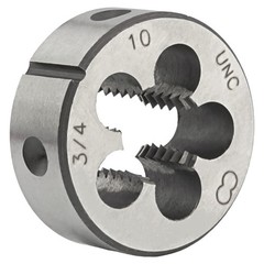 3/4&Prime;10 UNC Round Right Hand Machine Thread Die Cutter Tool Tapping Hardware