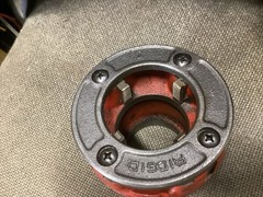 Ridgid 12-R Pipe Threader Threading 2&Prime; Die Ratcheting GOOD TEETH