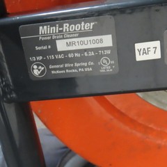 General Mini-Rooter PRO Professional Drain Cleaner Auger Clog Snake 115V 50&prime;