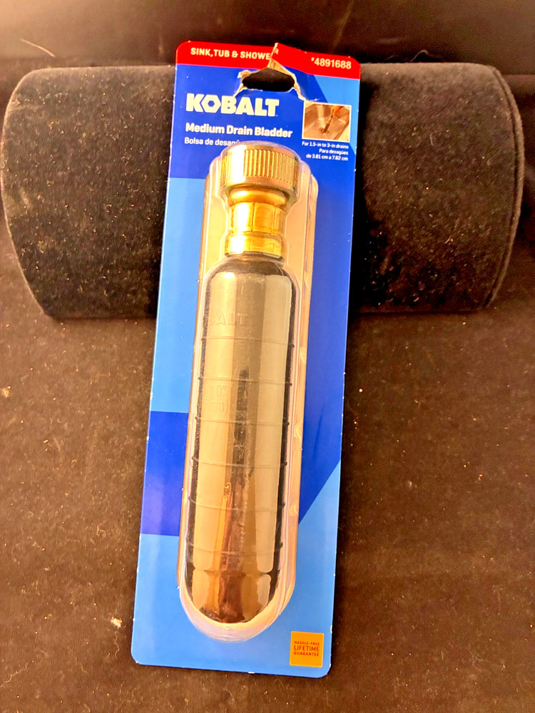Kobalt Medium Drain Opener &ndash; Rubber Bladder