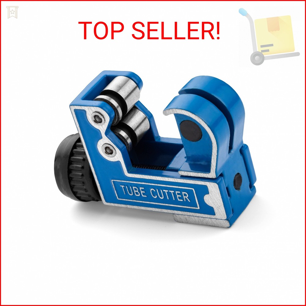Loreso Copper Pipe Tubing Cutter &ndash; Mini Tube Cutter Tool for 1/8&Prime; 1/4&Prime; 1/2&Prime; to 1
