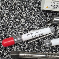 MRO Assorted Taps, Extractor, Pin, Sharpening Stone, Drills. Lot of 15