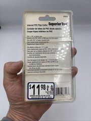 Superior Tool 37516 Internal PVC Pipe Cutter 1-1/4 in. Sealed