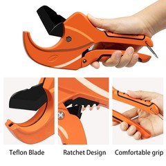 Ratchet PVC Pipe Cutter,Cuts up to 21/2&Prime;PEX,PVC,PPR and Plastic Hoses,Pipe Cu&hellip;