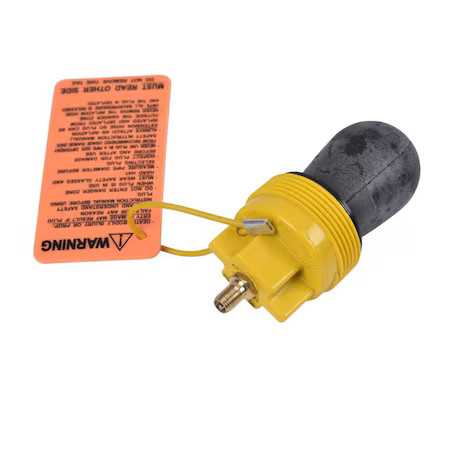 Cherne 271508 Pipe Plug, Pneumatic, 1.5 In, Rubber