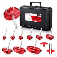 FUNNBIE 9pc PVC Pipe Reamer Kit 0.5-4 Inch