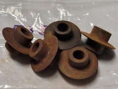 RIDGID F-3-S Cutter Wheels 33110 5 Pack &ndash; Very Rusty, New Old Stock