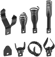 Drain Snake Drill Attachments,8-Piece Drain Cleaner Combination Cutter Heads, Us