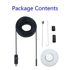 50 FT Pipe Inspection Camera USB Video Sewer Drain-Cleaner,Water-proof
