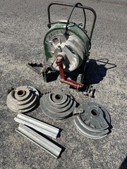 Greenlee 555 Conduit Pipe Bender 2 RIGID PVC Shoes 2 Rollers 1/2&Prime; to 2&Prime; IMC EMT