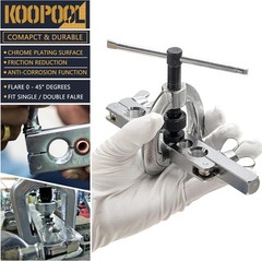 Double & Single Flaring Tool Kit with Tube Cutter