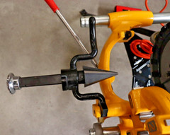 Steel Dragon Tools&reg; 300 Pipe Threader Threading Machine with Oiler Bucket