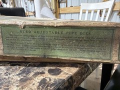 Reed Adjustable Pipe Dies Vintage Tools Shop MANCAVE Old Antique