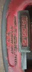 Ridgid No. 1 & 2 Heavy Duty 1/8&Prime; to 2&Prime; Inch Pipe Cutter Rigid Cleaned Oiled