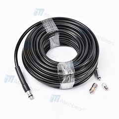 Sewer Jetter Kit for Pressure Washer 100FT 1/4&Prime; M-NPT Drain Cleaner Hose 5800PSI