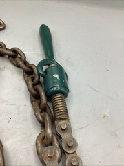 Used Greenlee Chain Puller 37&Prime; Lever Hoist Hand Operated With Handle