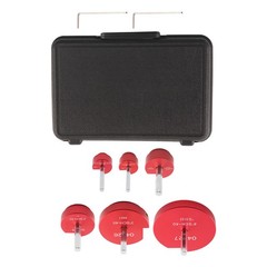 PVC Pipe Reamer Drill Bit Set 6pc for Schedule 40 Fitting 3/4&Prime;-4&Prime; Aluminum PPRK6